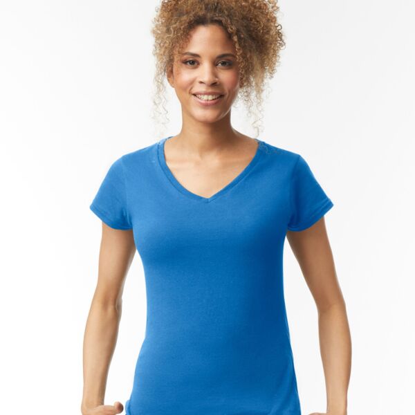 Softstyle® Ladies' V-Neck T-Shirt Thumbnail