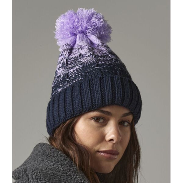 Beechfield Ombré Pom Pom Beanie Thumbnail