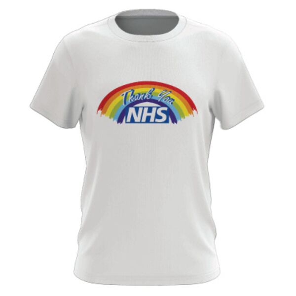 NHS Charity T-Shirt Arched Rainbow - Ladies Thumbnail
